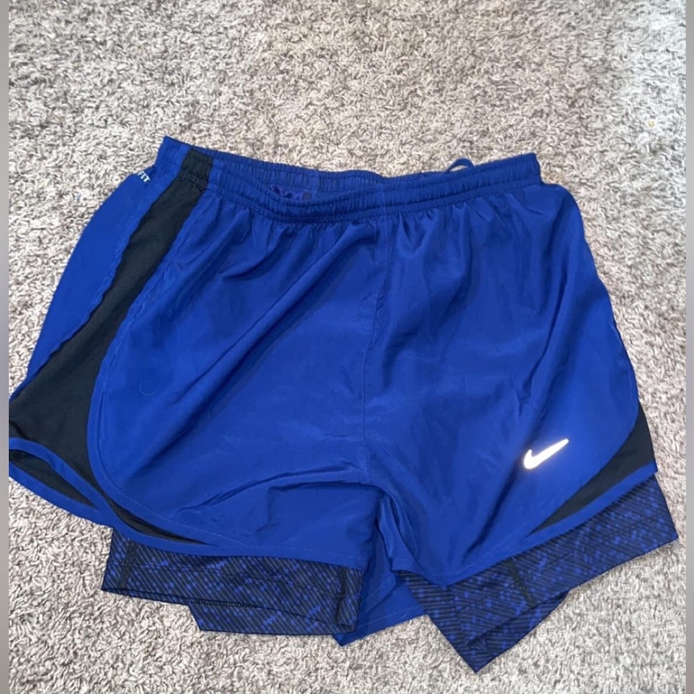 Royal Blue Nike Shorts with built in spandex